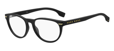 Designer Men Hugo Boss Eyeglasses: 1324 - Matte Gold Black- SpecSMART Eye Clinic (Diagonal View)